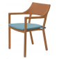 Кресло плетеное с подушкой Skyline Design Plank алюминий, искусственный ротанг, sunbrella бронзовый, бежевый Фото 1