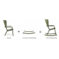 Комплект полозьев для кресла-качалки Nardi Kit Folio Rocking стеклопластик антрацит Фото 5