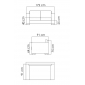 Диван плетеный двухместный с подушками Skyline Design Cuatro алюминий, искусственный ротанг, sunbrella бронзовый, бежевый Фото 4