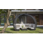 Лаунж-диван плетеный Skyline Design Spartan алюминий, искусственный ротанг, sunbrella черный, бежевый Фото 9