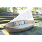 Лаунж-диван плетеный с подушками Skyline Design Boat алюминий, искусственный ротанг серый, бежевый Фото 11