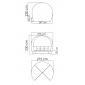 Беседка плетеная с подушками Skyline Design Sochi алюминий, искусственный ротанг, sunbrella белый, бежевый Фото 4
