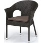 Кресло плетеное Afina Y79B-W53 Brown искусственный ротанг, сталь коричневый Фото 1