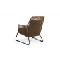 Кресло плетеное с подушками BraFab Midway алюминий, искусственный ротанг, олефин коричневый, антрацит Фото 2