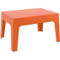 Столик пластиковый журнальный Siesta Contract Box Table полипропилен оранжевый Фото 1