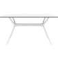 Стол пластиковый Siesta Contract Air Table 140 пластик, ламинат HPL белый Фото 13