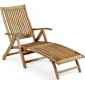 Кресло-шезлонг деревянное BraFab Everton акация коричневый Фото 1