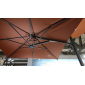 Зонт профессиональный 2.9х2.9 м Scolaro Astro Carbon алюминий, акрил графит, слоновая кость Фото 18