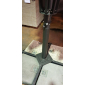 Зонт профессиональный телескопический Scolaro Capri Dark алюминий, акрил антрацит, слоновая кость Фото 10