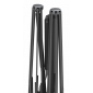Зонт профессиональный двухкупольный 3.5х7.5 м Scolaro Galaxia Dual T Carbon алюминий, акрил антрацит, слоновая кость Фото 9