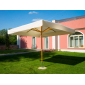 Зонт профессиональный 4х4 м Scolaro Palladio Standard дерево ироко, акрил натуральный, слоновая кость Фото 23