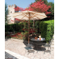 Зонт профессиональный Ø3.5 м Scolaro Palladio Standard дерево ироко, акрил натуральный, слоновая кость Фото 8