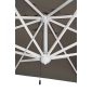Зонт профессиональный Scolaro Rimini Braccio алюминий, акрил белый, серо-коричневый Фото 6