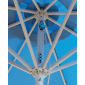 Зонт профессиональный Scolaro Rimini Standard алюминий, акрил белый, серо-коричневый Фото 6