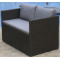 Комплект плетеной мебели Afina S330B-W53 сталь, искусственный ротанг, ткань коричневый, серый Фото 3