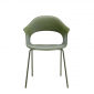 Кресло пластиковое Scab Design Lady B Go Green сталь, технополимер оливковый Фото 4