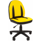 Кресло компьютерное детское Chairman Kids 122 Black металл, пластик, экокожа, пенополиуретан черный/желтый Фото 1