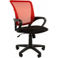 Кресло компьютерное Chairman 969 металл, пластик, ткань, сетка, пенополиуретан черный, красный Фото 1