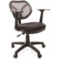 Кресло компьютерное Chairman 450 New металл, пластик, ткань, сетка, пенополиуретан черный, серый Фото 1