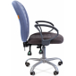 Кресло компьютерное Chairman 9801 Эрго металл, пластик, ткань, пенополиуретан серебристый, серый, голубой Фото 4