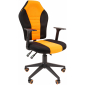 Кресло компьютерное Chairman Game 8 металл, пластик, ткань, пенополиуретан черный/оранжевый Фото 1