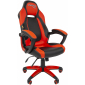 Кресло компьютерное Chairman Game 20 металл, пластик, экокожа, пенополиуретан черный/красный Фото 1