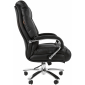 Кресло компьютерное Chairman 405 металл, кожа, пенополиуретан черный Фото 2