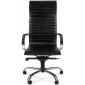 Кресло компьютерное Chairman 710 металл, экокожа, пенополиуретан черный Фото 2