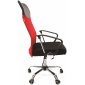 Кресло компьютерное Chairman 610 металл, пластик, ткань, сетка, экокожа, пенополиуретан черный/красный Фото 4