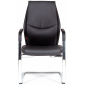 Кресло офисное для посетителей Chairman Vista V металл, экокожа, пенополиуретан черный Фото 2