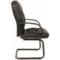 Кресло офисное для посетителей Chairman 416 V металл, пластик, экокожа, пенополиуретан черный Фото 4