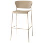 Стул пластиковый барный Scab Design Lisa Technopolymer Go Green сталь, технополимер тортора Фото 7