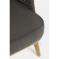 Кресло плетеное с подушками Garden Relax Ninfa тик, роуп, sunbrella натуральный, серый Фото 5