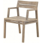 Кресло деревянное Ethimo Costes мореный тик мореный тик Фото 1