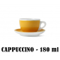 Кофейная пара для капучино Ancap Verona Millecolori фарфор желтый, деколь чашка, ручка, блюдце Фото 4