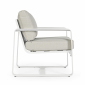 Кресло металлическое с подушками Garden Relax Merrigan алюминий, олефин белый, бежевый Фото 4