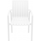 Кресло пластиковое Siesta Contract Slim стеклопластик белый Фото 6
