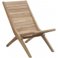 Кресло-шезлонг деревянное Giardino Di Legno Savana тик Фото 1