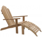 Кресло-шезлонг деревянное Giardino Di Legno Riviera  тик Фото 1