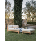 Пуф деревянный с подушкой Giardino Di Legno Saint Tropez тик, акрил Фото 5