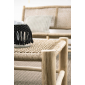 Столик плетеный кофейный Garden Relax Lampok тик, искусственный ротанг Фото 4