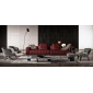 Диван модульный мягкий Minotti Freeman Tailor алюминий, ткань Фото 15