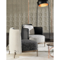 Кресло мягкое Minotti Tape металл, дерево, ткань Фото 4