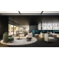 Кресло мягкое Minotti Tape металл, дерево, ткань Фото 6