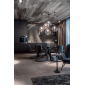 Стул металлический с обивкой Minotti Twombly металл, кожа Фото 7