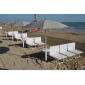 Зонт пляжный профессиональный Magnani Cezanne алюминий, Tempotest Para бежевый Фото 9