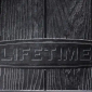 Шкаф для садового инвентаря Lifetime WoodLook полиэтилен HDPE серый Фото 5