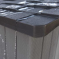 Сарай пластиковый Lifetime WoodLook 8.3х8.3 полиэтилен HDPE, сталь темно-серый Фото 31
