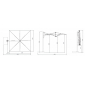 Зонт профессиональный 3.5х3.5 м Scolaro Astro Timber алюминий, акрил имитация ироко, черный Фото 2