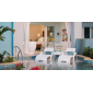 Комплект плетеных шезлонгов Siesta Contract GS 1009 (Fiji) Set 4 стеклопластик белый Фото 7